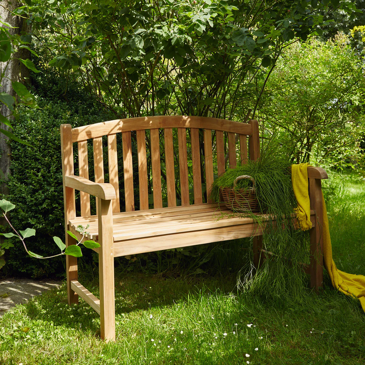 Gartenbank aus massivem Teakholz - Image 3