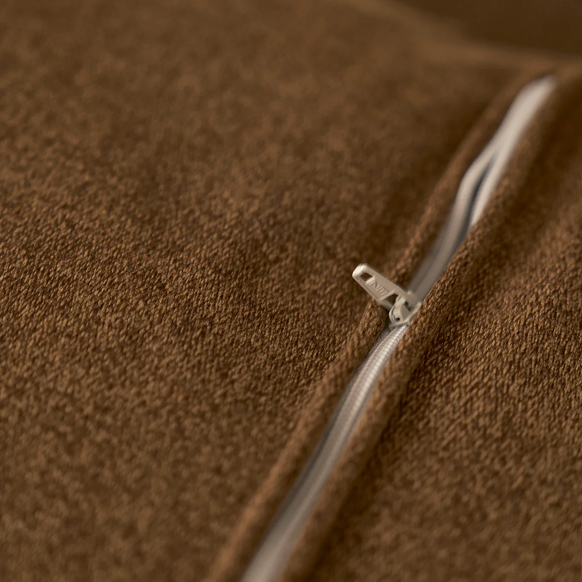 Gerades 3-Sitzer-Sofa aus Massivholz und bronzefarbenem Samtstoff - Image 7