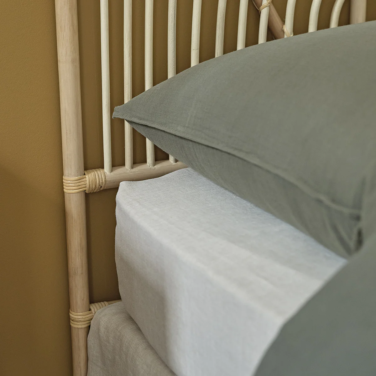 Abgerundetes Kopfteil für Kinderbett aus Rattan 90 cm - Image 6