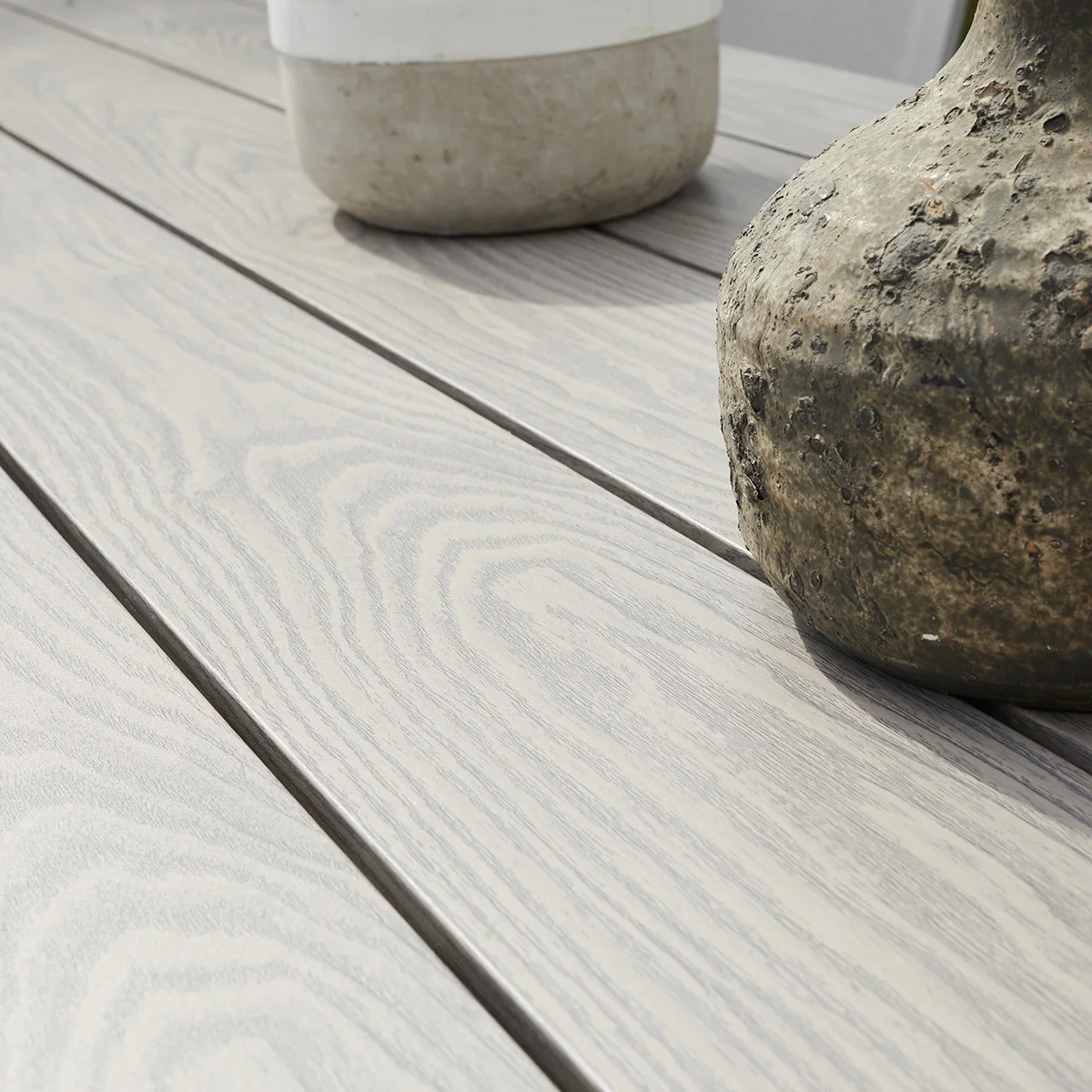Gartenlounge aus weißem Aluminium und grauem Textilene 8-Sitzer - Image 5