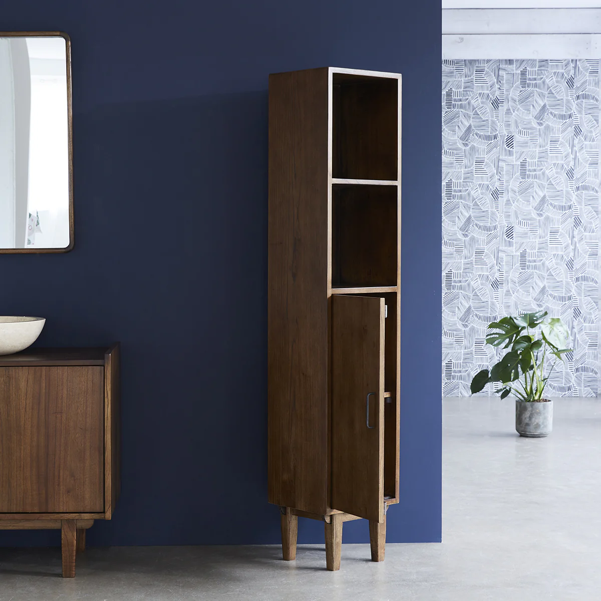 Badezimmersäule aus Mini-Massivholz 170 cm - Image 4