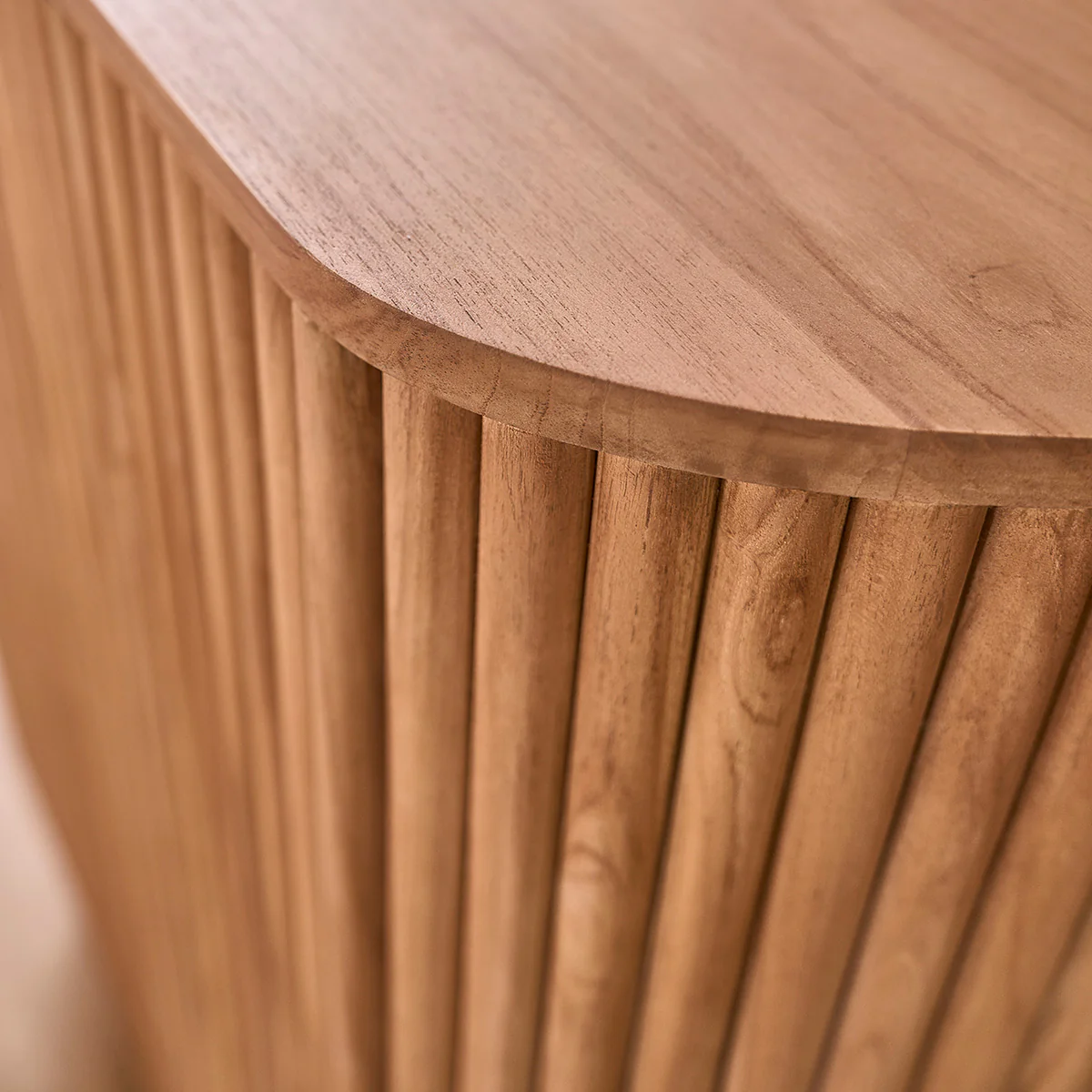 Barschrank aus massivem Teakholz 90 cm - Image 6