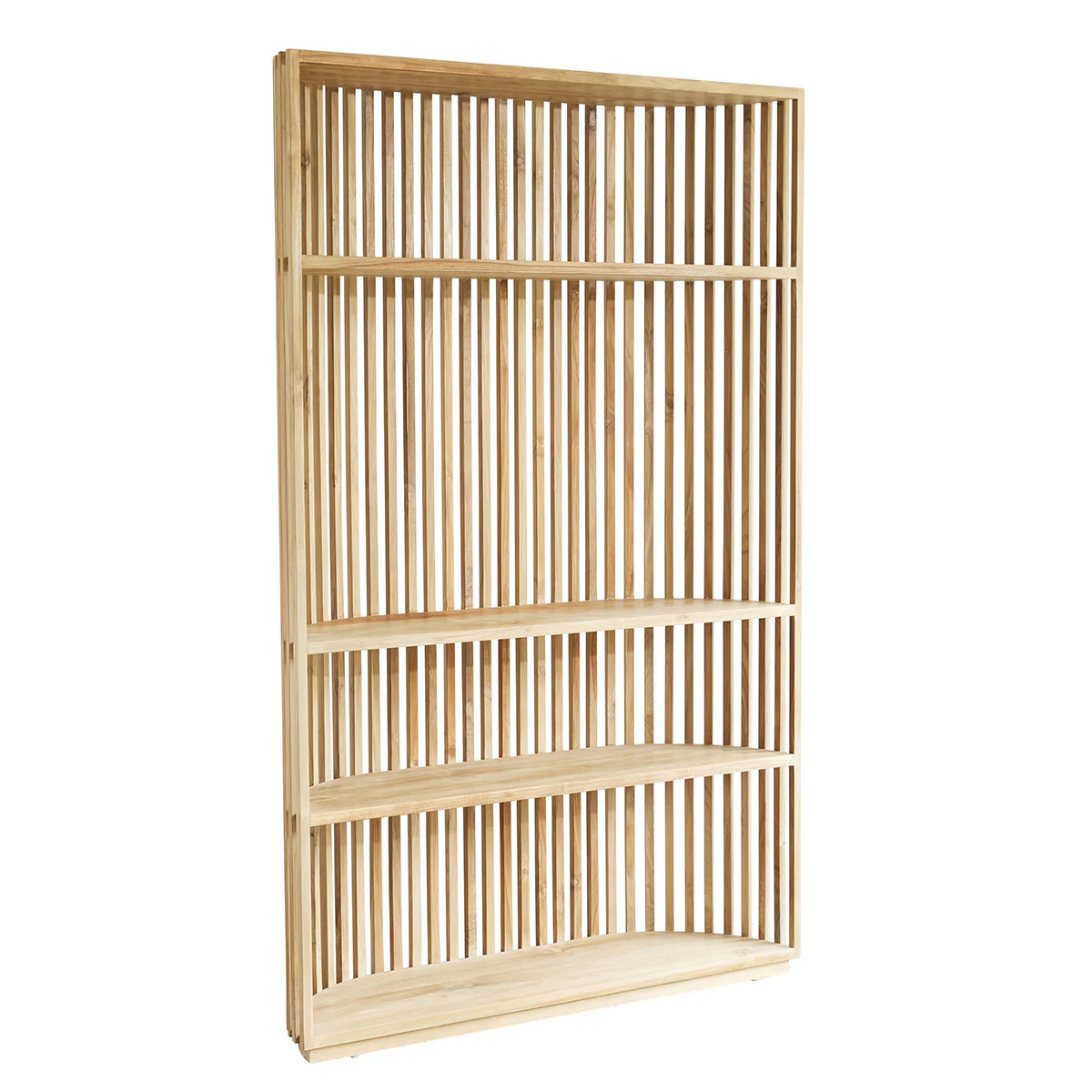 Bücherregal aus massivem Teakholz 120 cm - Image 3