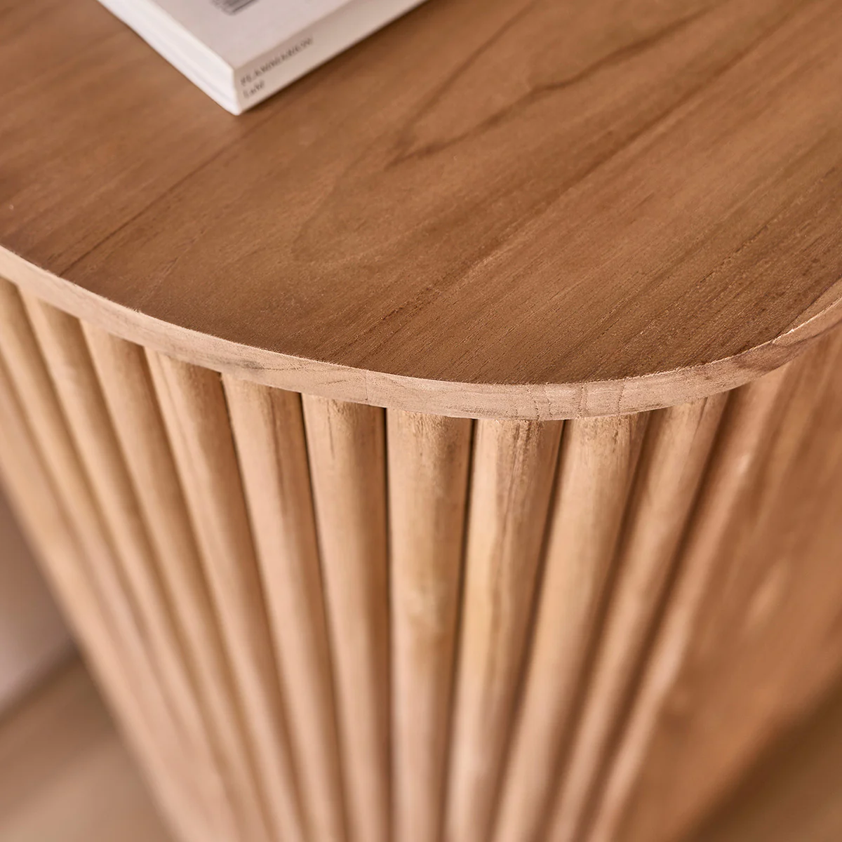 Buffet aus massivem Teakholz 90 cm - Image 4