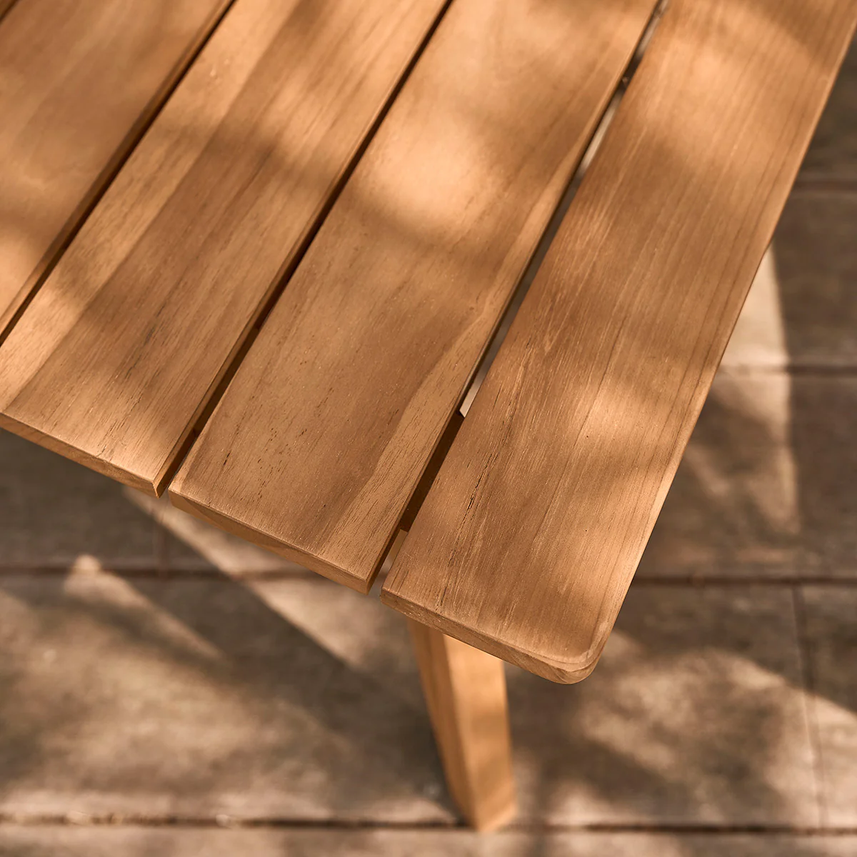 Garten-Couchtisch aus massivem Teakholz - Image 4