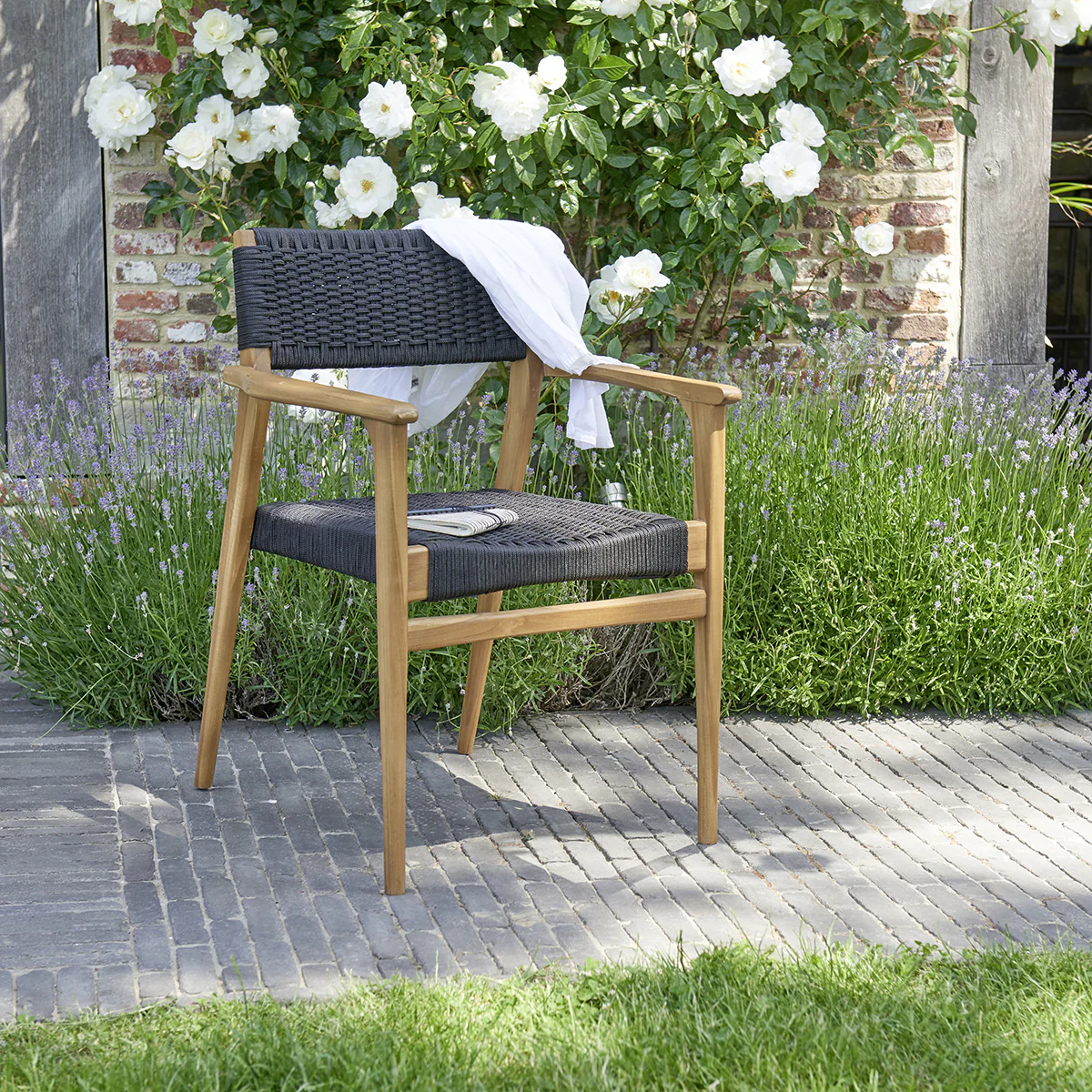 Ausziehbarer Gartenlounge aus Teakholz 6 pers. - Image 6