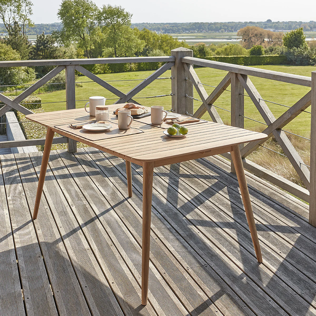 Gartenmöbel aus massivem Teakholz für 4/6 Pers. - Image 3
