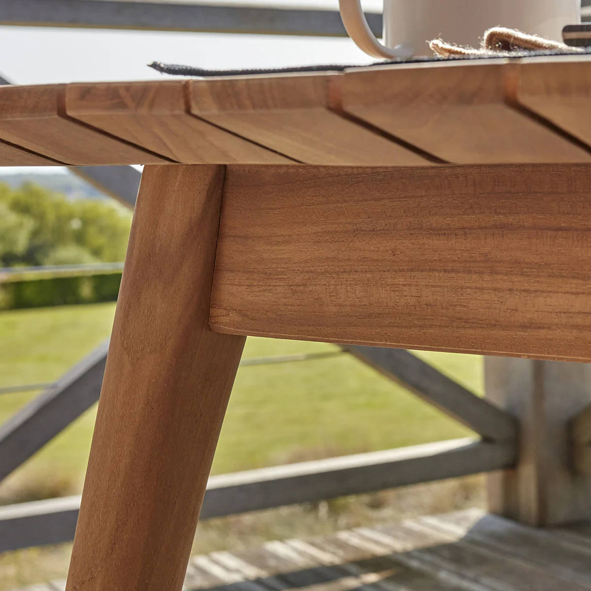 Gartentisch aus massivem Teakholz für 4/6 Pers. - Image 3