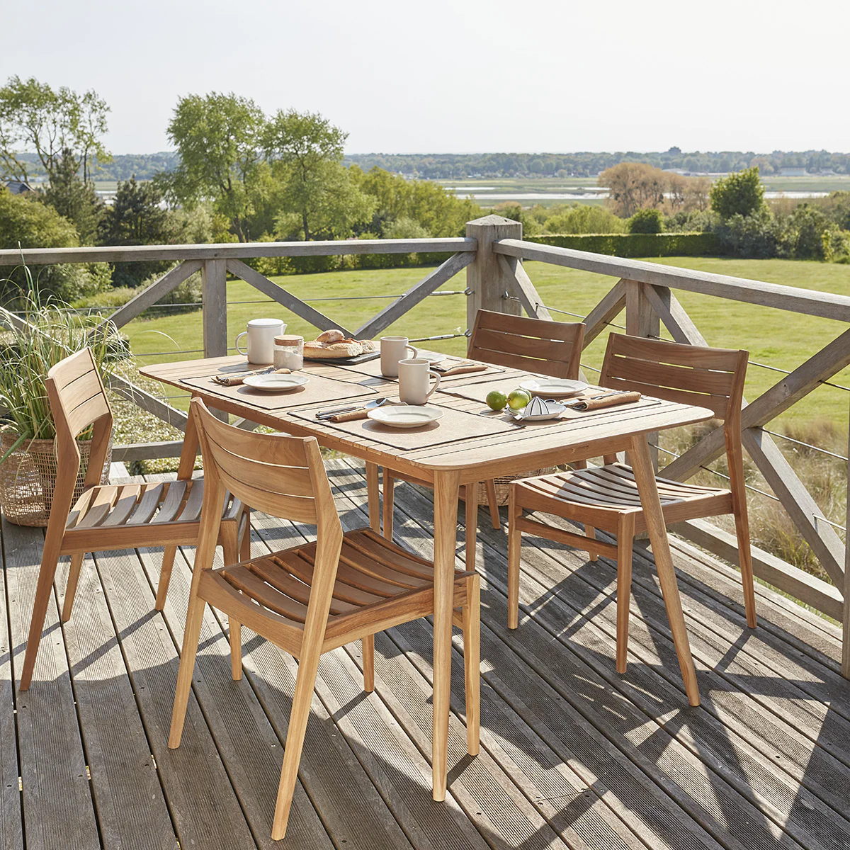 Gartentisch aus massivem Teakholz für 4/6 Pers. - Image 6