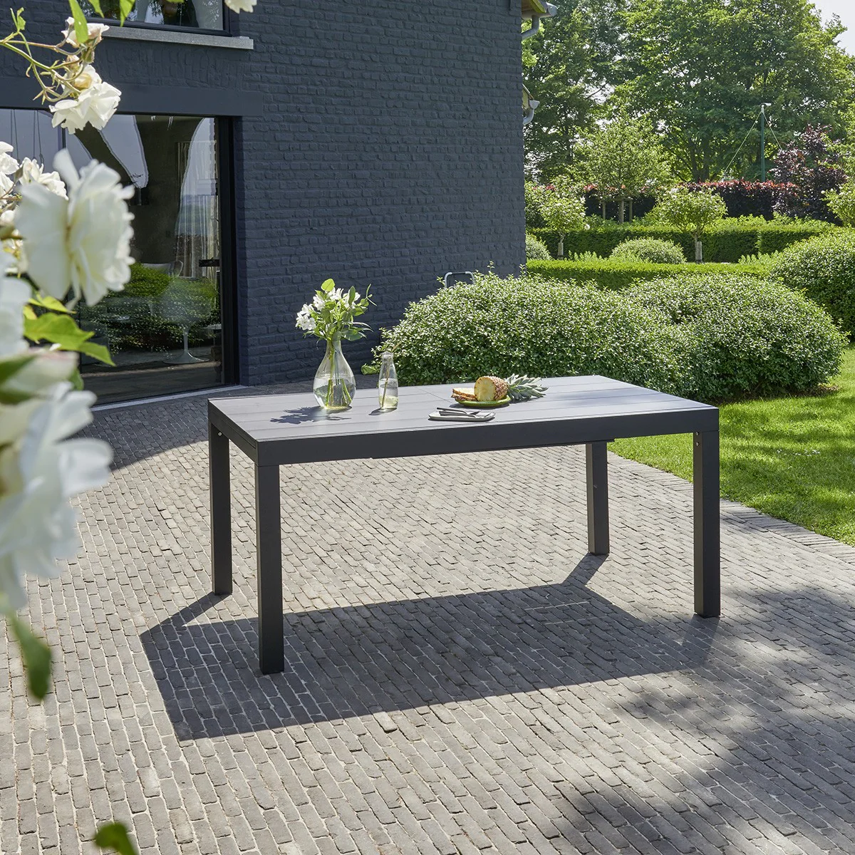 Ausziehbarer Gartentisch aus Aluminium 6/10 Sitzplätze - Image 3