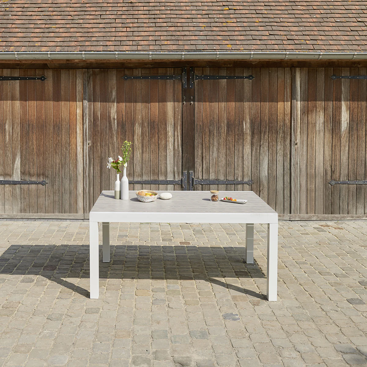 Ausziehbarer Gartentisch aus Aluminium 6/10 Sitzplätze - Image 3