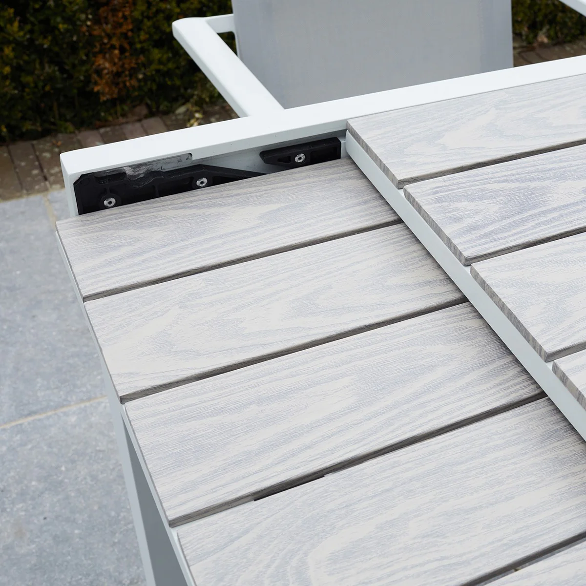 Ausziehbarer Gartentisch aus Aluminium 6/10 Sitzplätze - Image 4