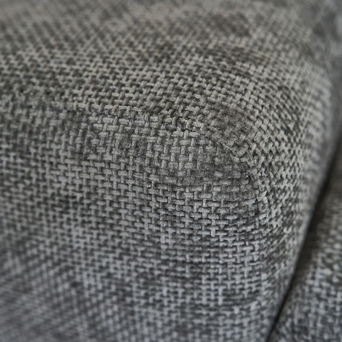 Gerades 3-Sitzer-Sofa aus grün-grauem gewebtem Samt - Image 5