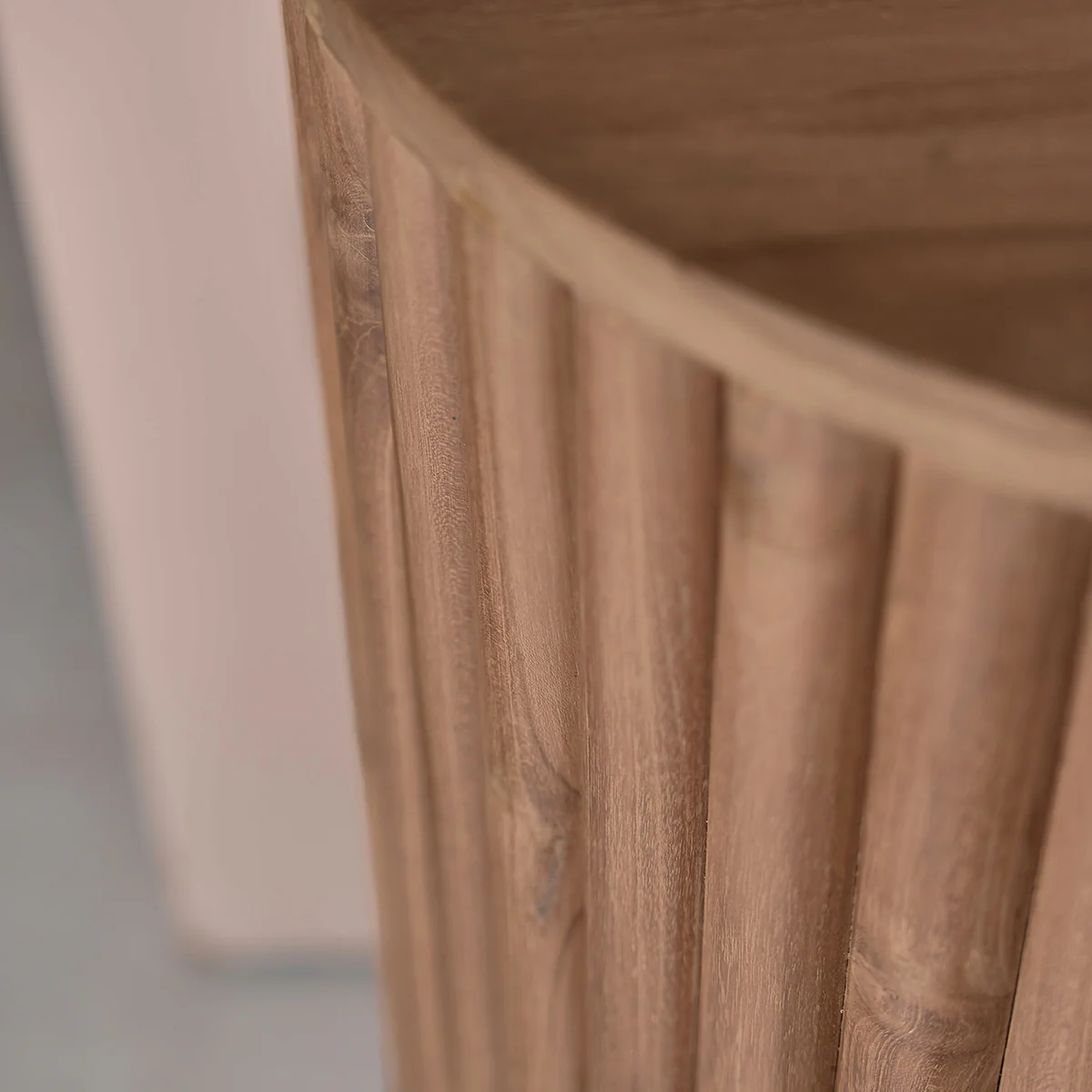 Hängendes Badezimmermöbel aus massivem Teakholz 90 cm - Image 4