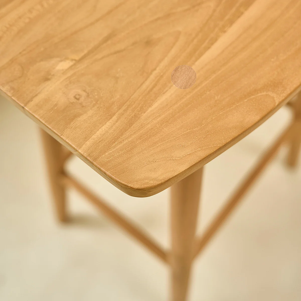 Barhocker aus massivem Teakholz 75 cm - Image 5