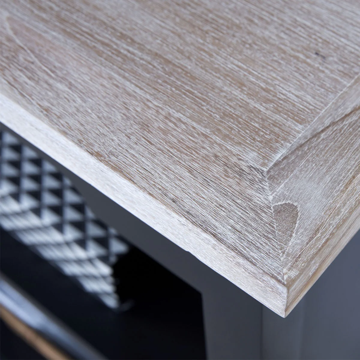 Kommode aus Mahagoni und massivem Teakholz 95 cm - Image 3