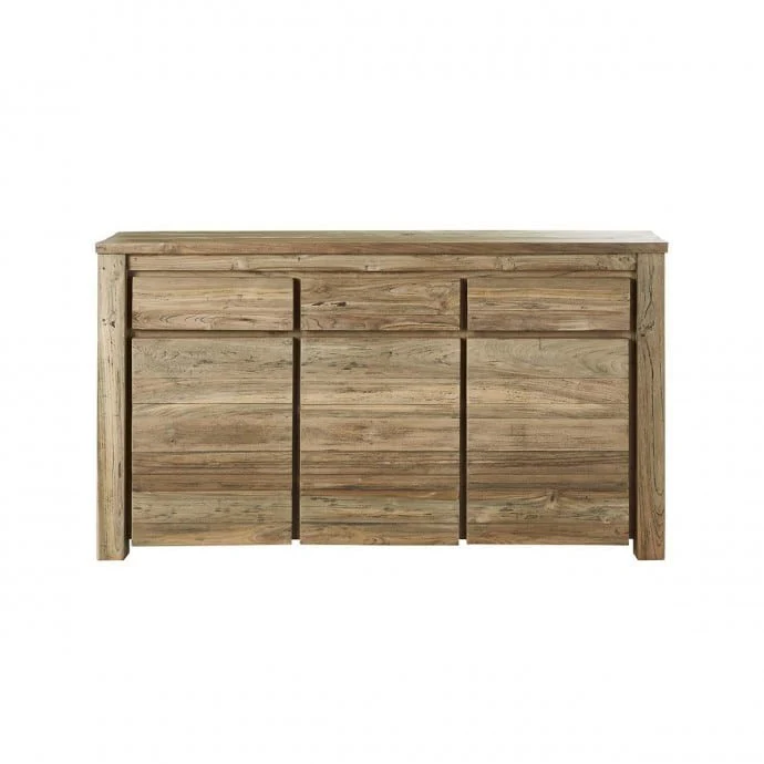 Kommode aus massivem recyceltem Teakholz 160 cm - Image 2