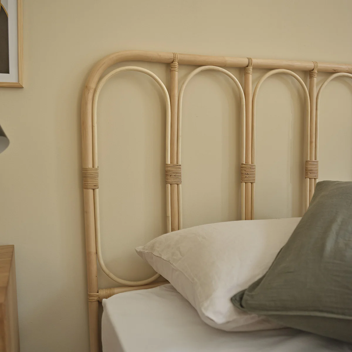 Kopfteil aus Rattan 160 cm - Image 4