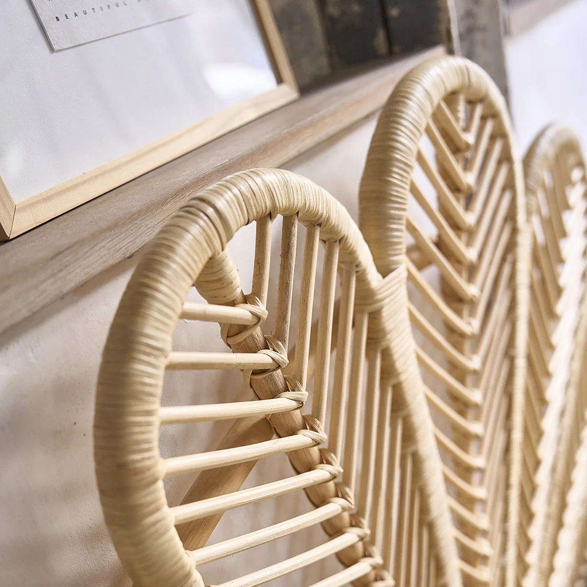 Kopfteil aus Rattan 140 cm - Image 6