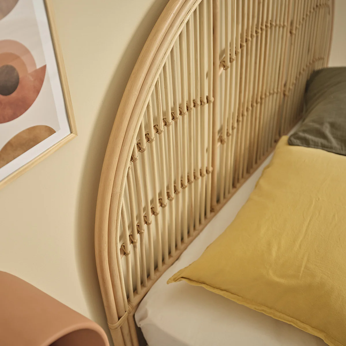 Kopfteil aus Rattan 140 cm - Image 5