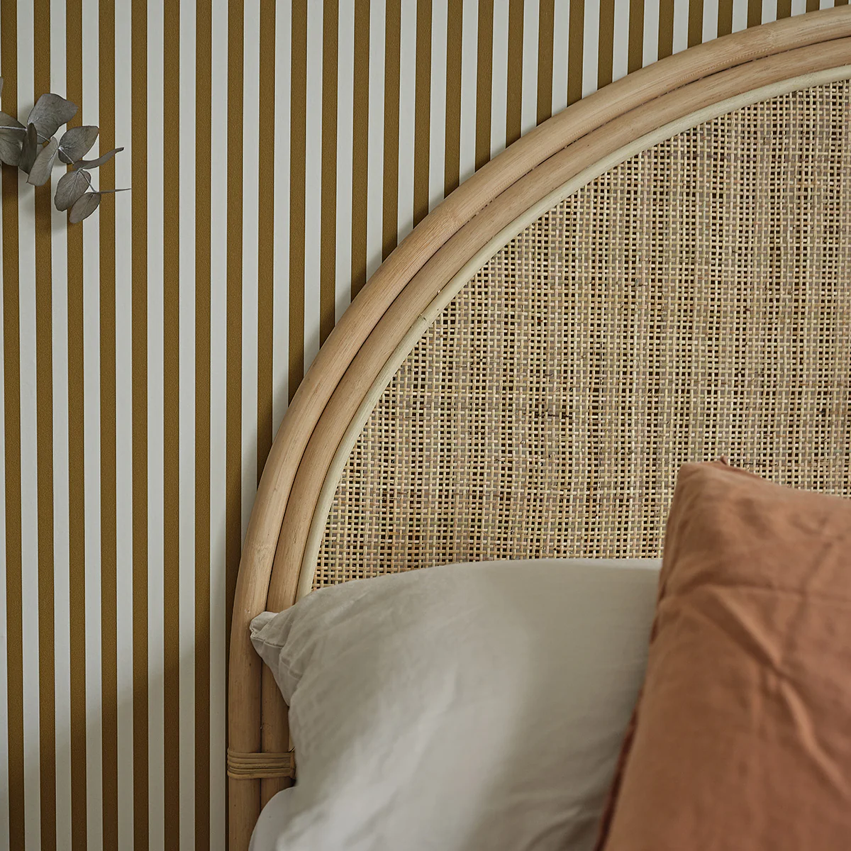Kopfteil aus Rattan und Rohrgeflecht 140 cm - Image 4