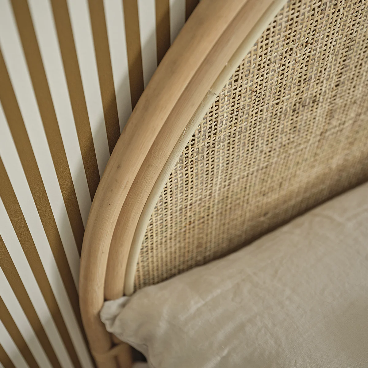 Kopfteil aus Rattan und Rohrgeflecht 140 cm - Image 6