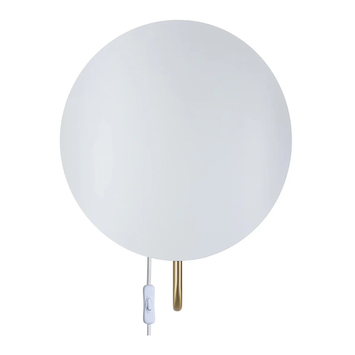 Metall-Wandleuchte weiss - Image 2