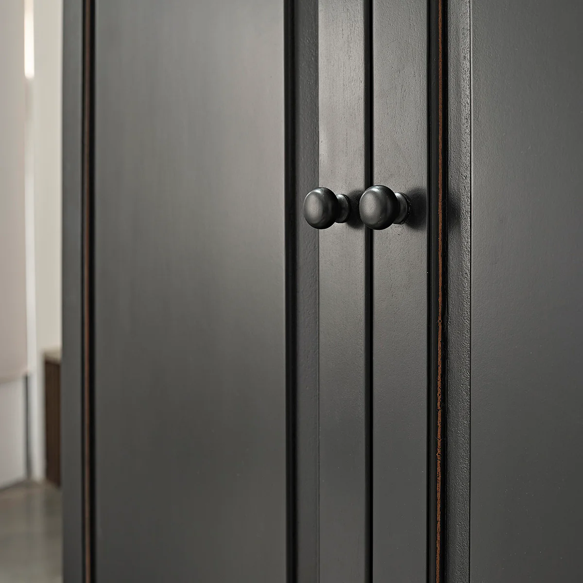 Schrank aus massivem Mahagoni 190 cm - Image 5