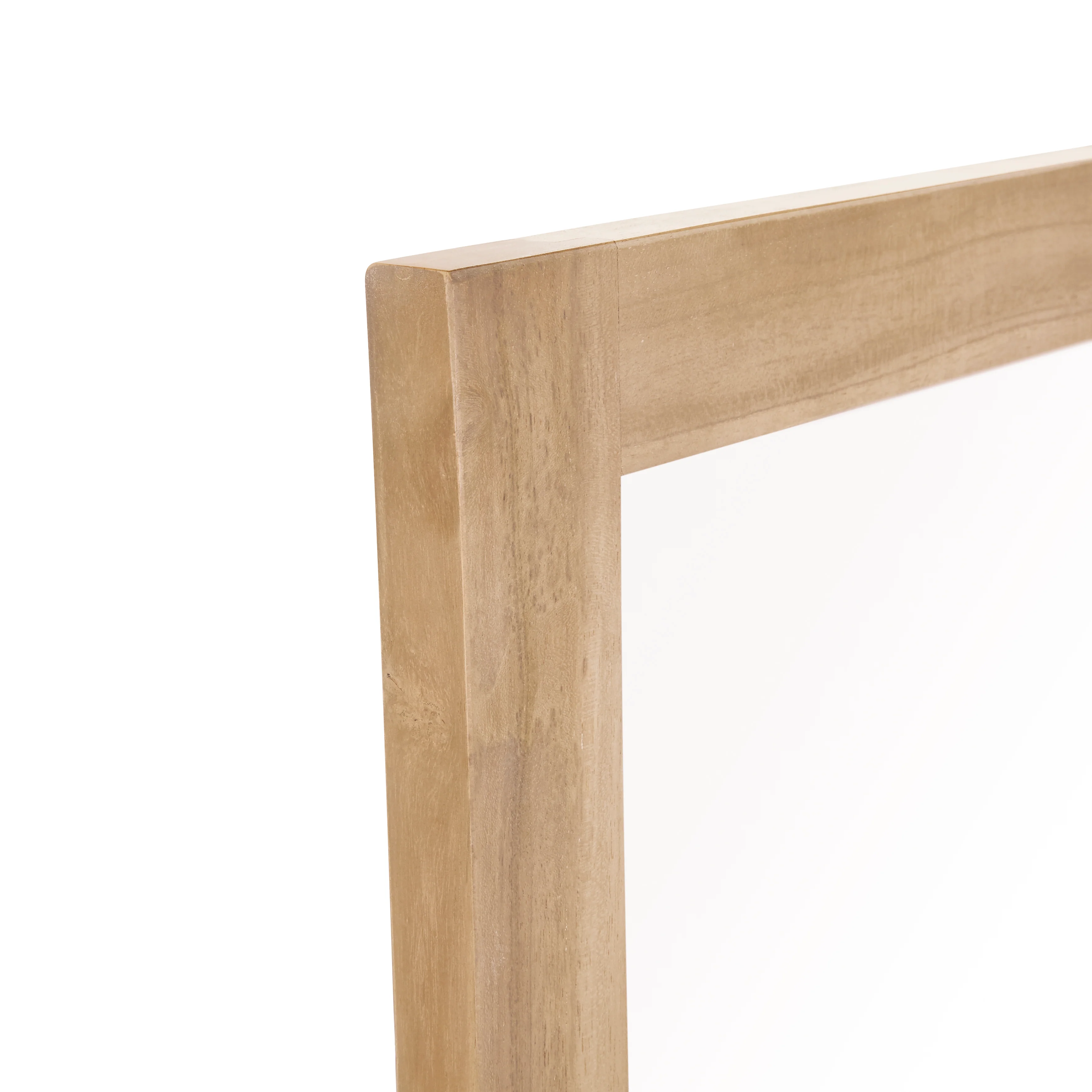 Spiegel aus massivem Teakholz rechteckig 80x50 cm - Image 4