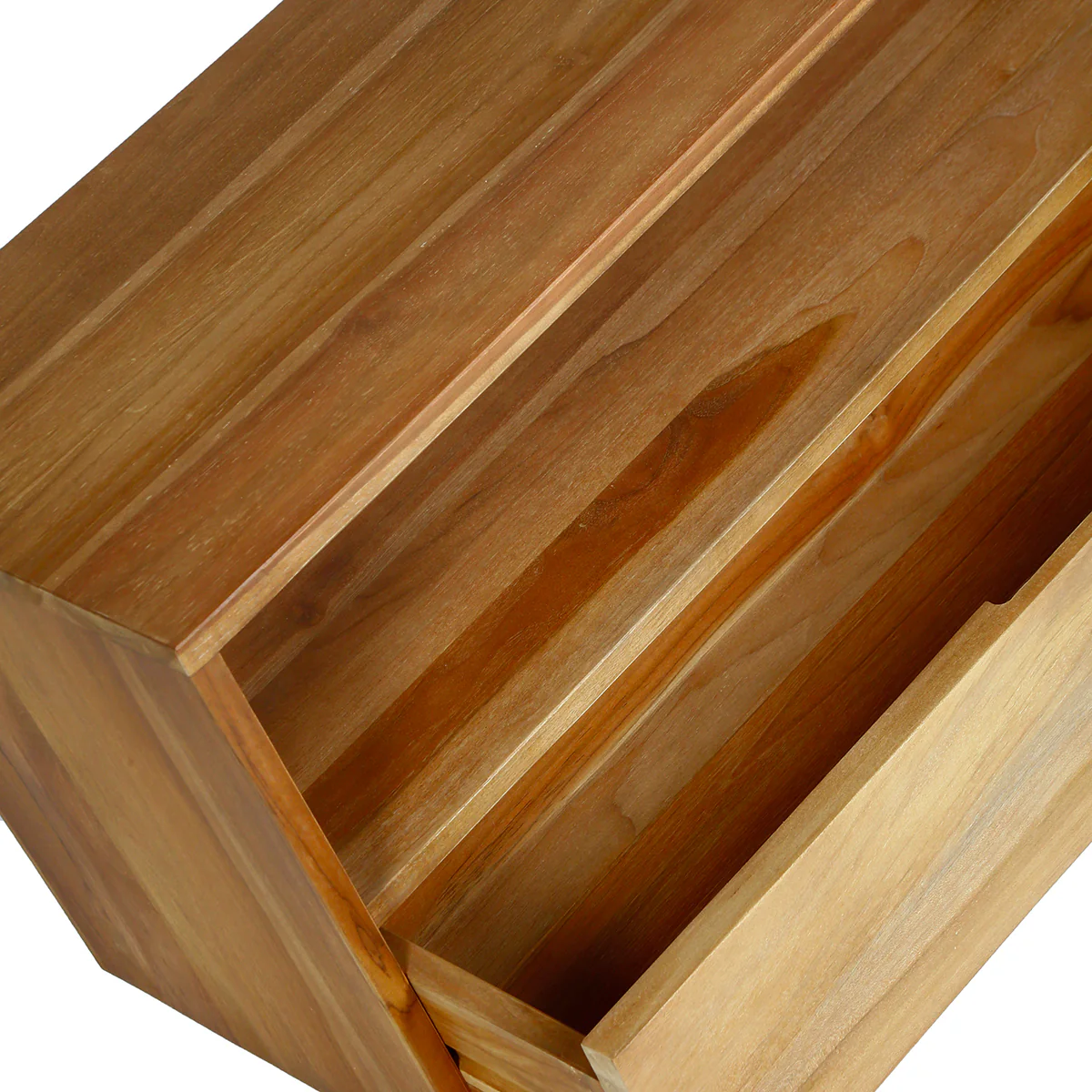 TV-Möbel aus massivem Teakholz 90 cm - Image 4