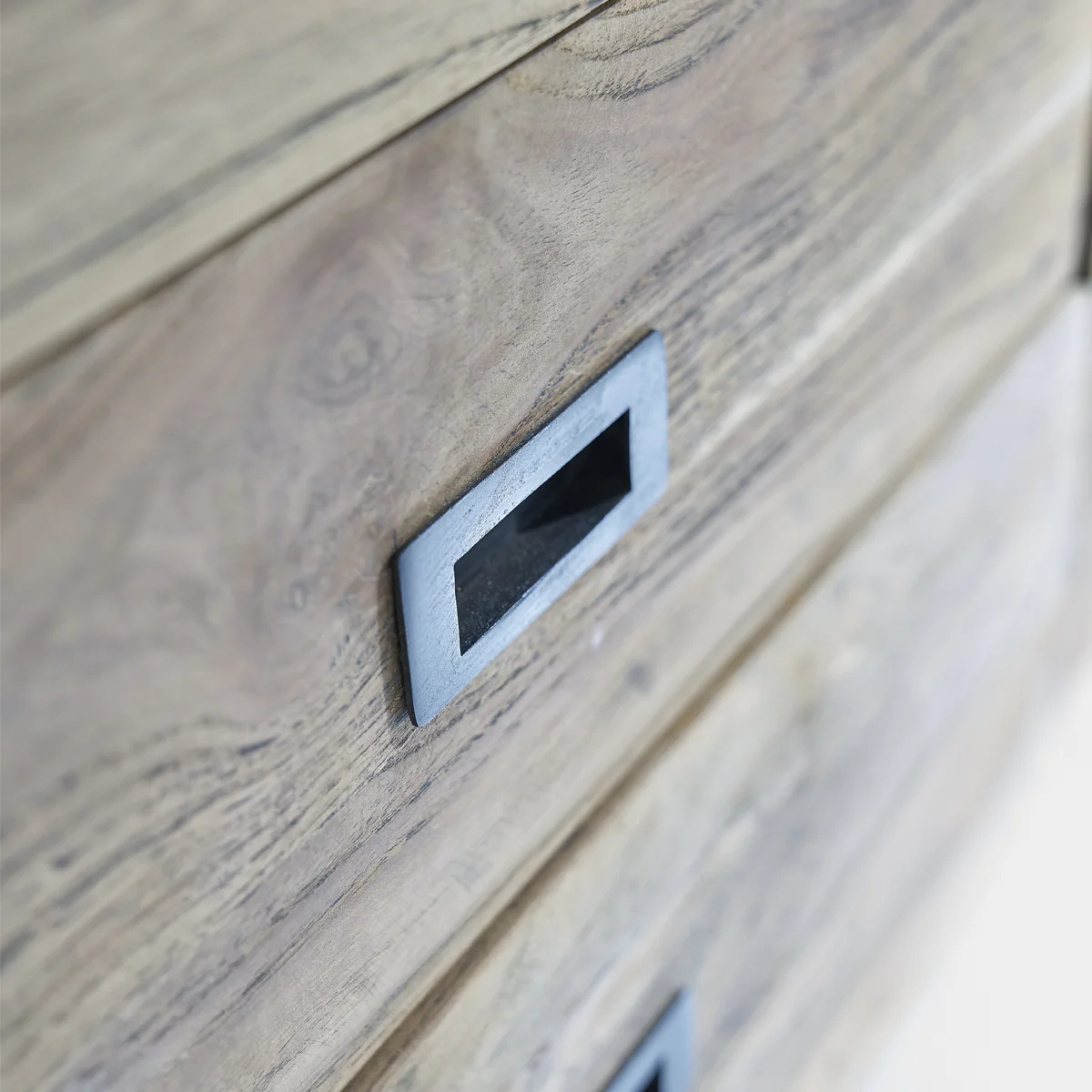 TV-Möbel aus massivem recyceltem Teakholz 180 cm - Image 3