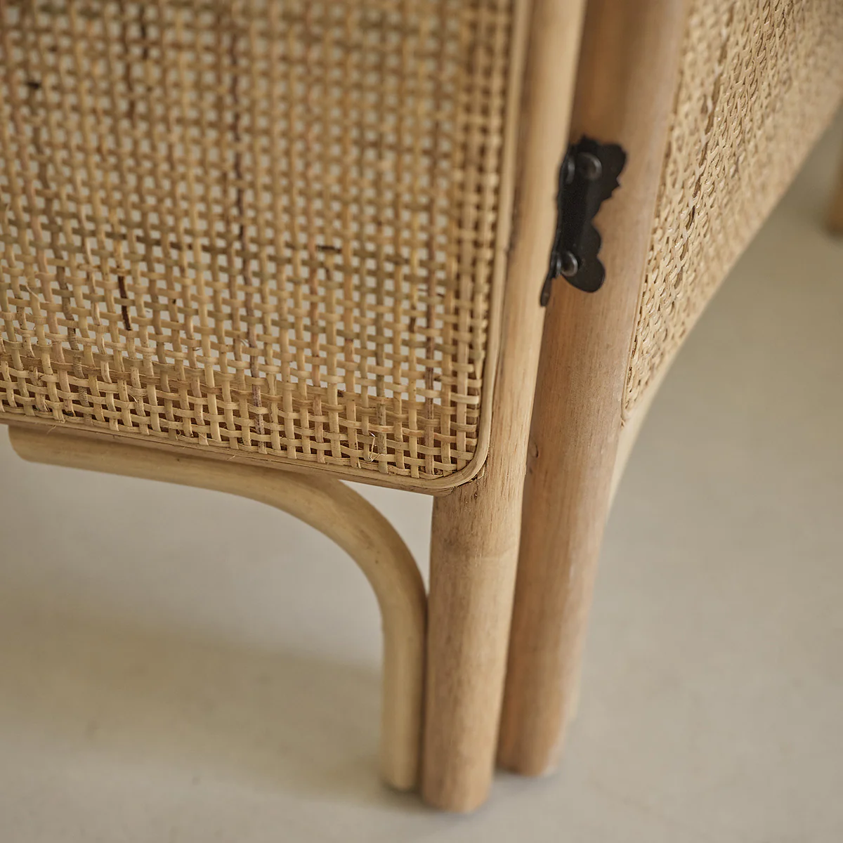 Wandschirm aus Rattan und Rohrgeflecht 3 Tafeln - Image 6