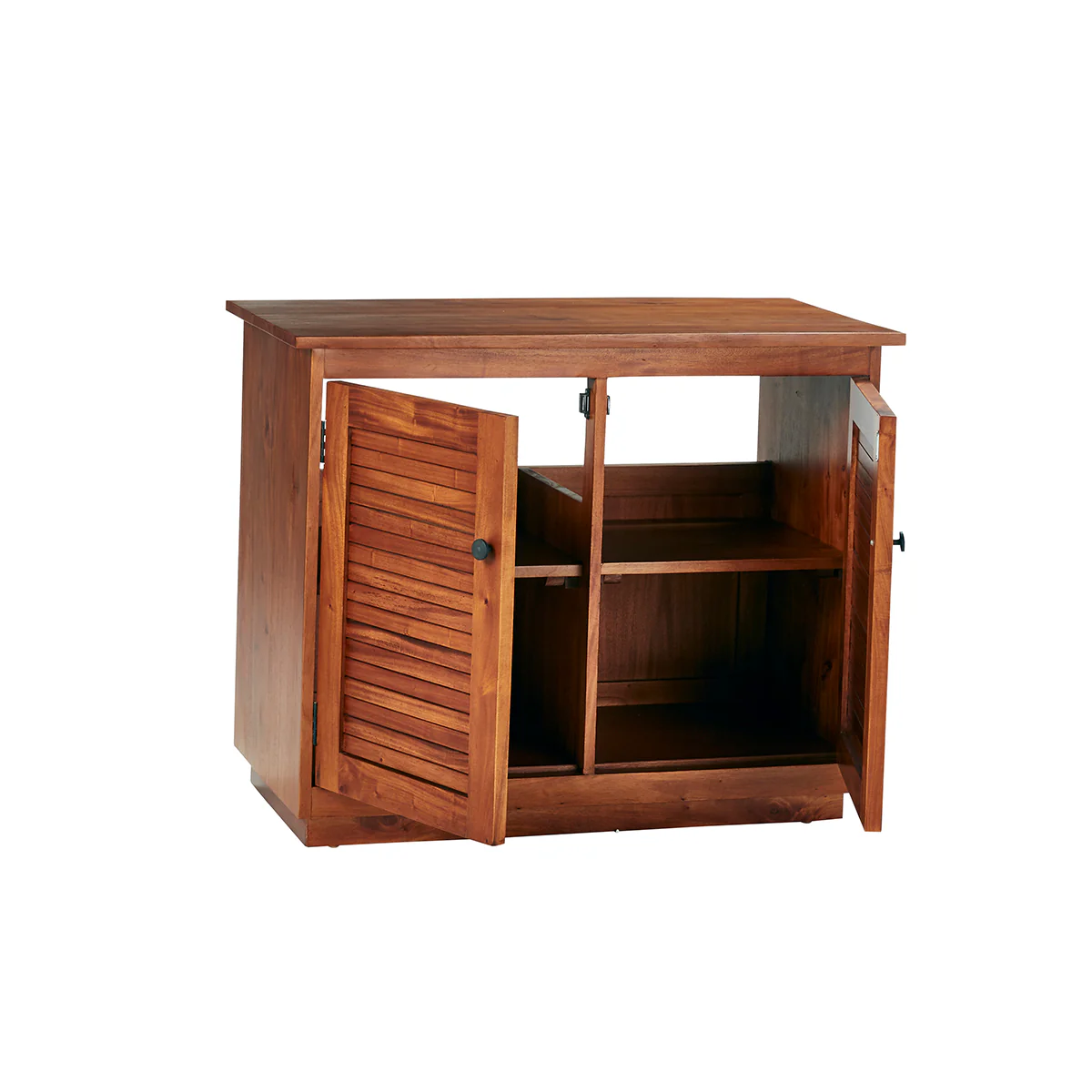 Waschtischunterschrank aus massivem Mahagoni 97 cm - Image 4