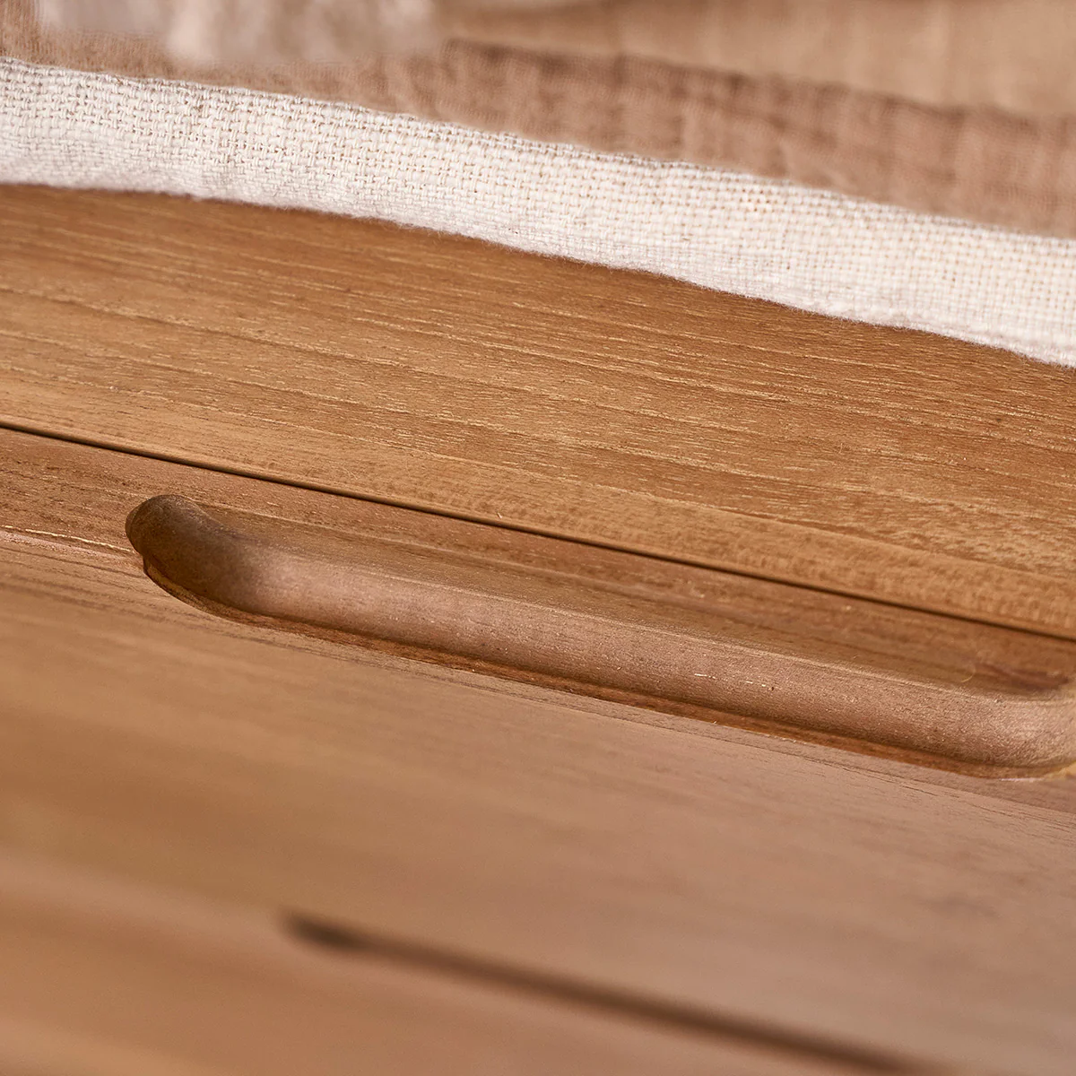 Badezimmermöbel aus massivem Teakholz 140 cm - Image 5