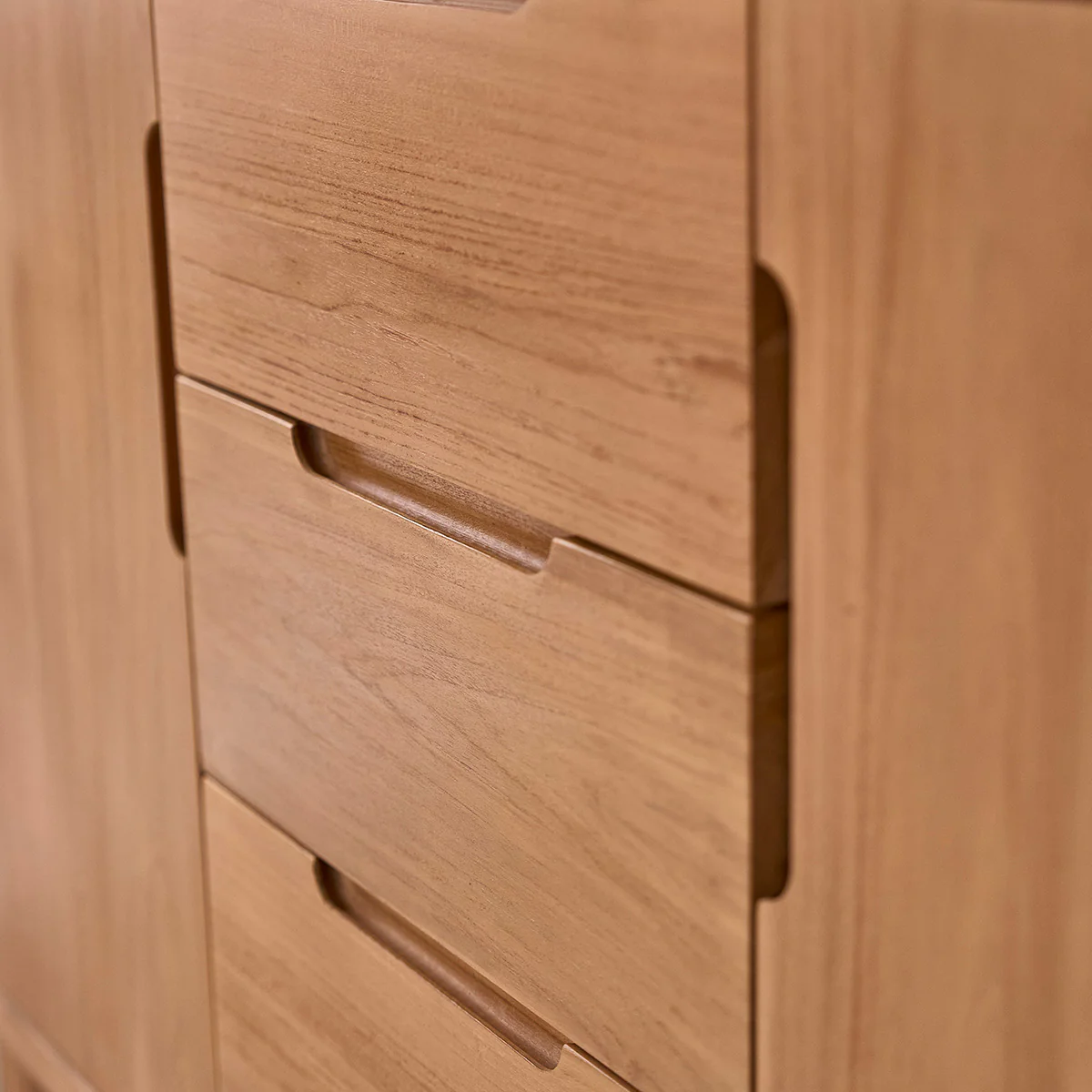 Badezimmermöbel aus massivem Teakholz 140 cm - Image 7