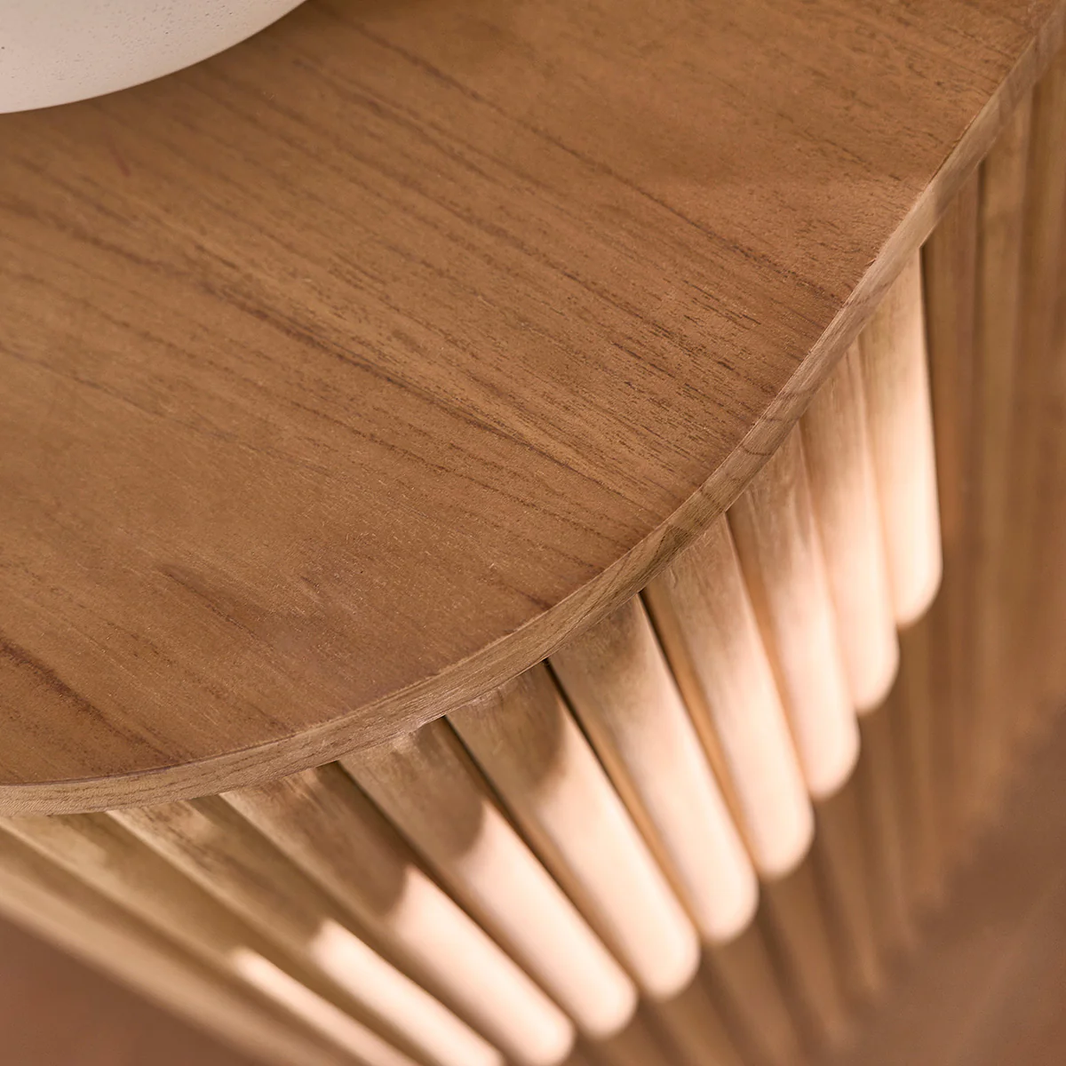 Waschtischunterschrank aus massivem Teakholz 140 cm - Image 6