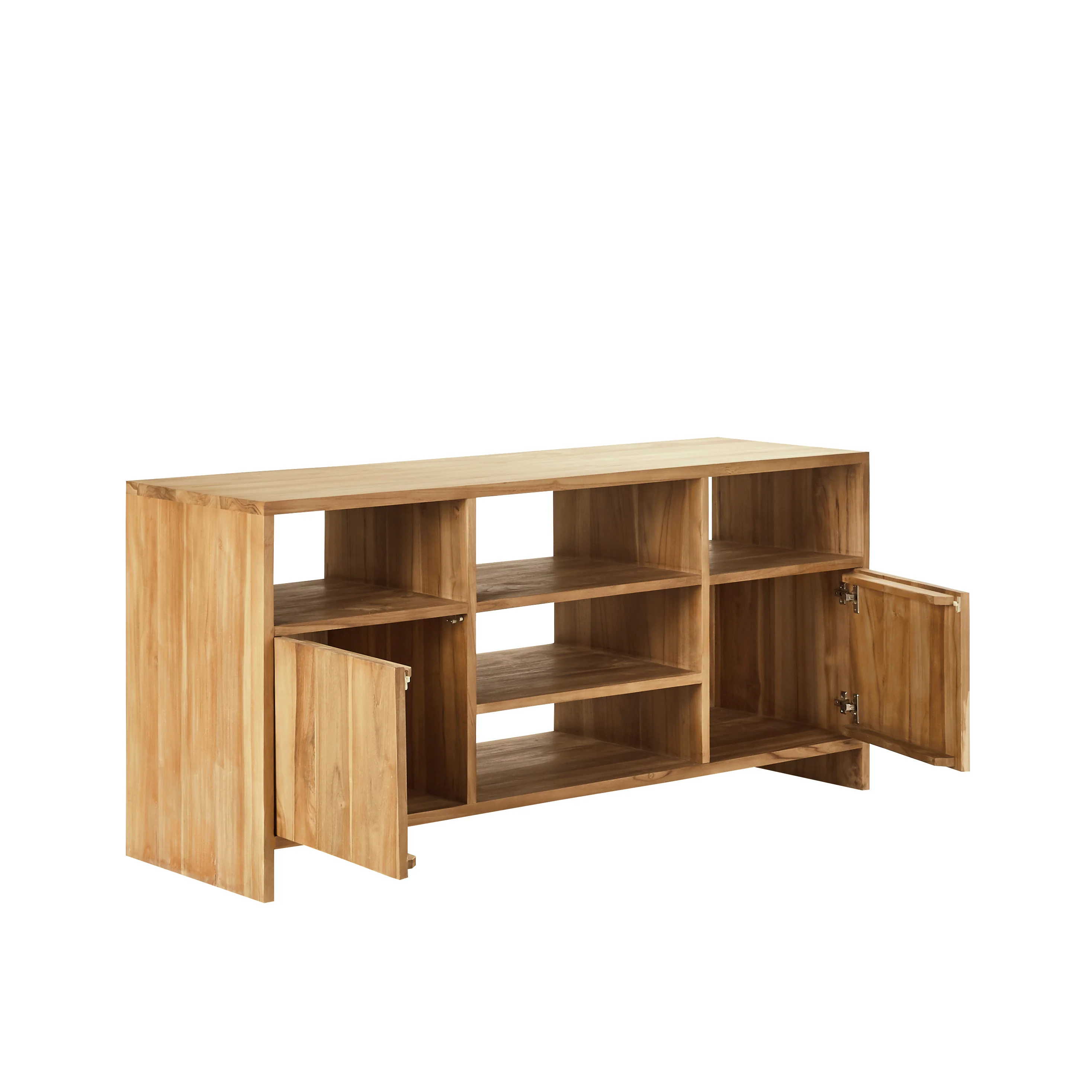 Waschtischunterschrank aus massivem Teakholz 160 cm - Image 3